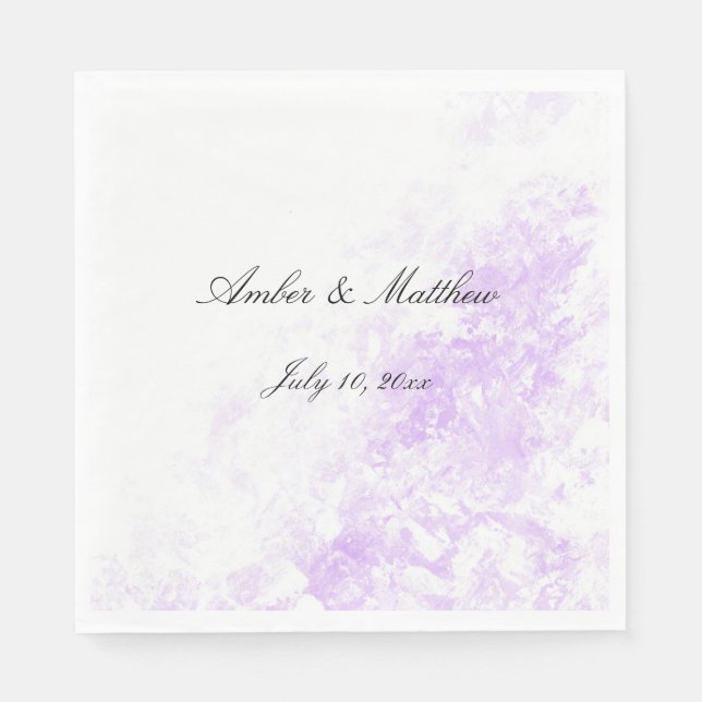 "Purple Haze" Napkin (Front)