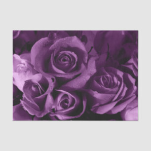 Purple Haze Rose - Custom 10lb Tissue Paper, White Paper