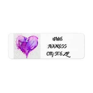 **PURPLE HEART** ADDRESS LABEL