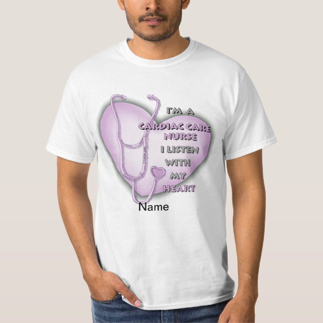 Purple Heart Cardiac Care nurse  T-Shirt (Front)