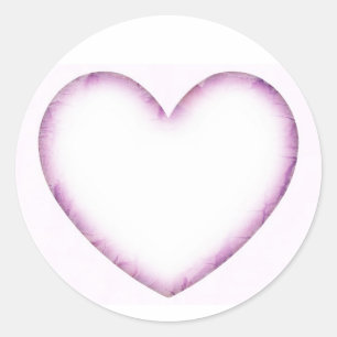 Purple Heart Classic Round Sticker