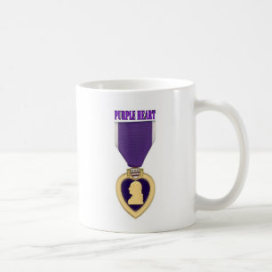 PURPLE HEART COFFEE MUG