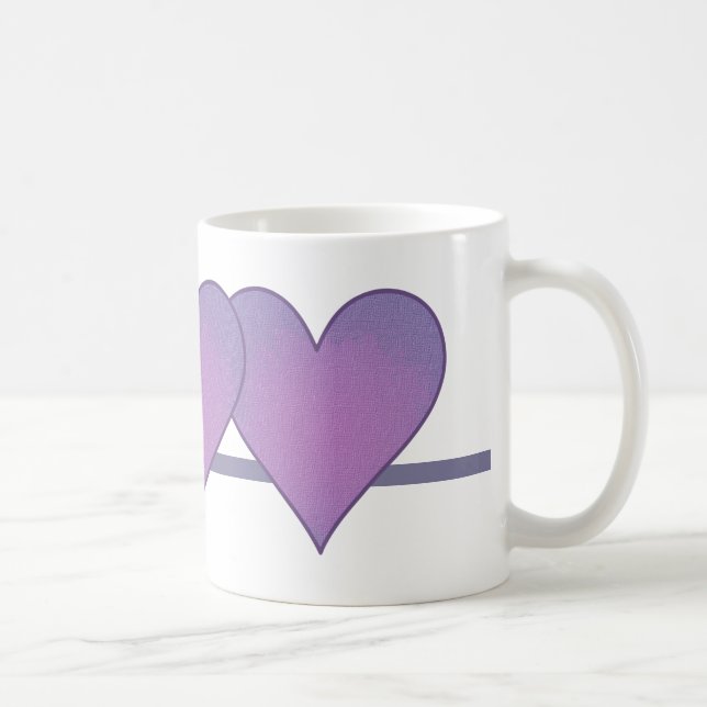 Purple Heart Coffee Mug (Right)