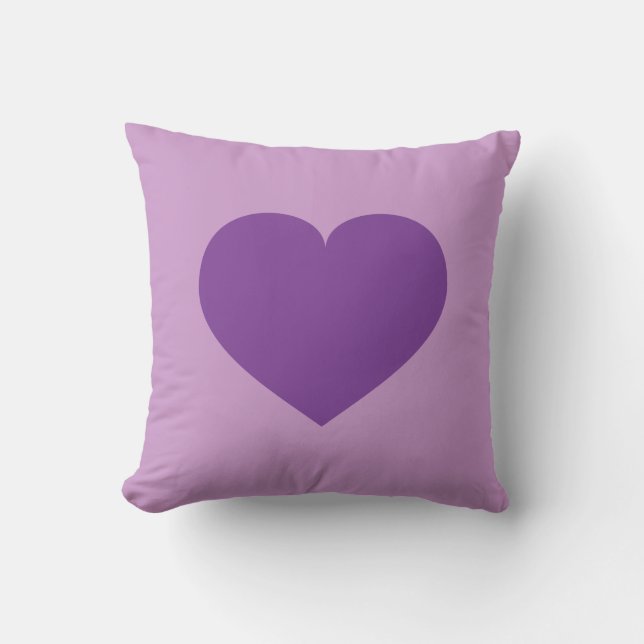 Purple heart cushion (Front)