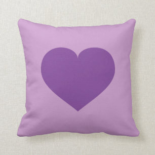 Purple heart cushion