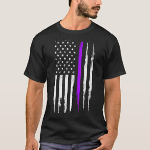 Purple Heart Day Military Saying Proud Of Our Vete T-Shirt