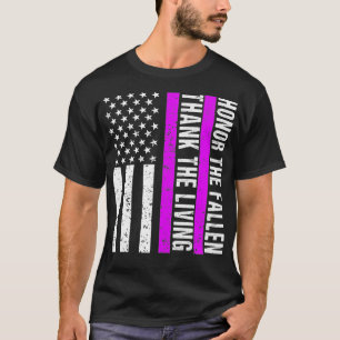 Purple Heart Day Military Veteran American Purple T-Shirt