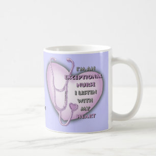 Purple Heart exceptional nurse  Coffee Mug