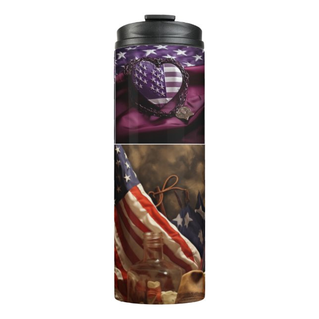Purple Heart: Inspiring Courageous Acts Thermal Tumbler (Front)