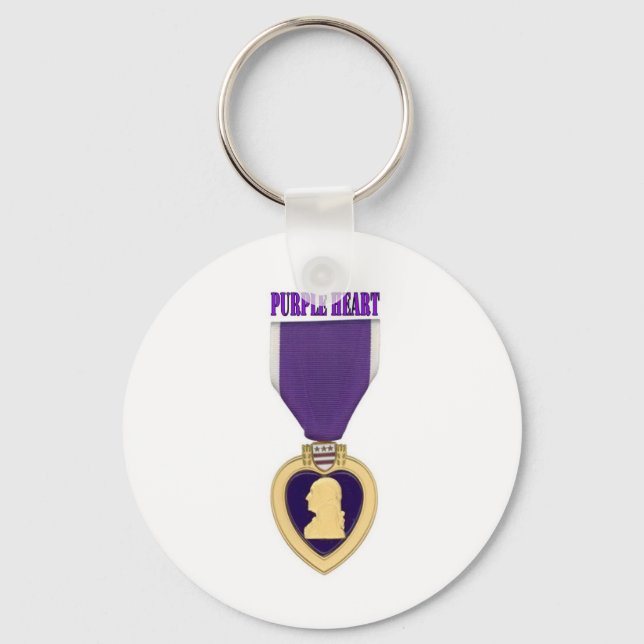PURPLE HEART KEY RING (Front)