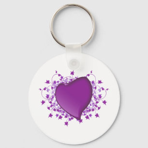 Purple Heart Key Ring