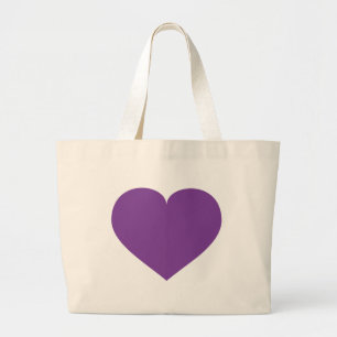 Purple Heart Large Tote Bag