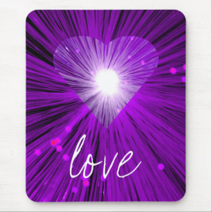 Purple Heart 'Love' mousepad