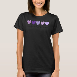 Purple Heart Lupus Awareness Lupus Warrior T-Shirt