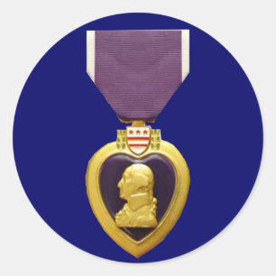 Purple Heart Medal Sticker