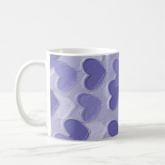 Purple heart mug (Left)