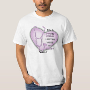 Purple Heart Night Nurse T-Shirt