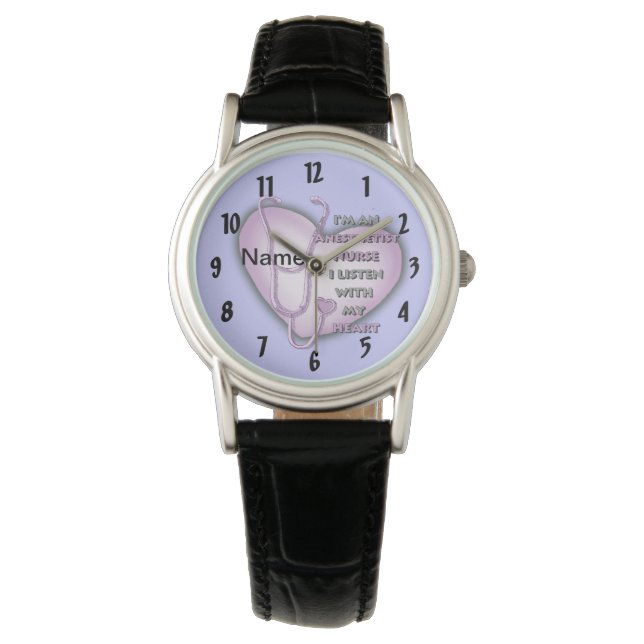 Purple Heart Nurse Anaesthetist Watch (Front)