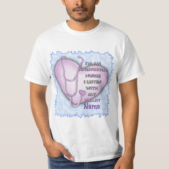 Purple Heart Nurse Anesthetist T-Shirt (Front)