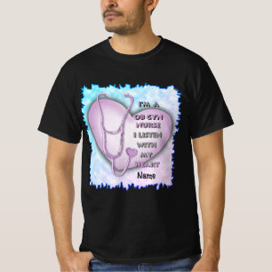 Purple Heart ObGyn Nurse T-Shirt