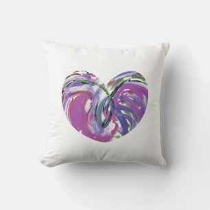 Purple Heart of Joy Pillow