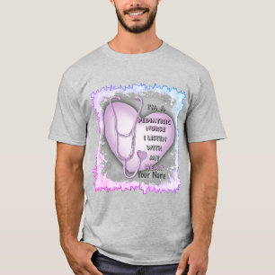 Purple Heart Paediatrics Nurse T-Shirt