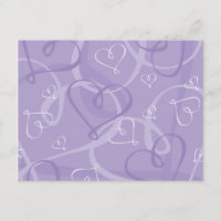 Purple heart pattern