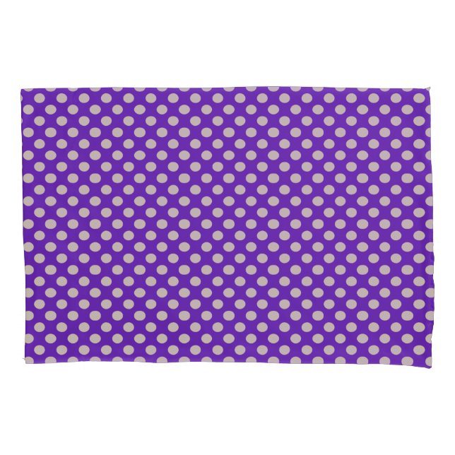 Purple Heart, Polka-Dot Pillowcase (Front)