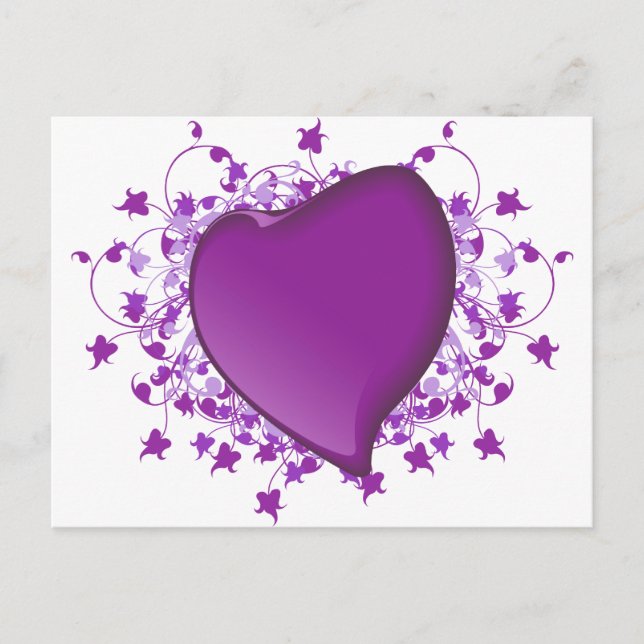 Purple Heart Postcard (Front)