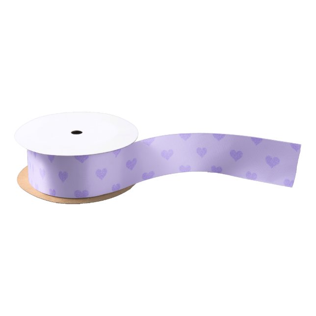 Purple Heart Ribbon Satin Ribbon (Spool)