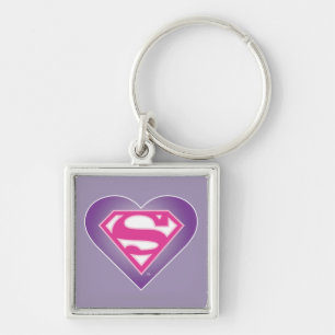 Purple Heart S-Shield Key Ring