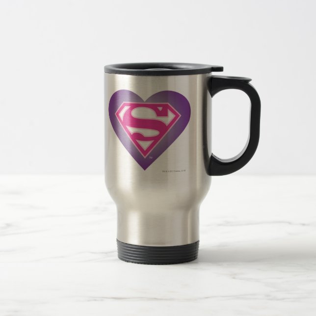 Purple Heart S-Shield Travel Mug (Right)