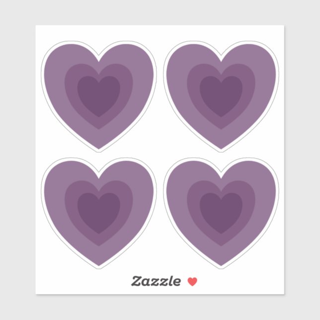 Purple Heart Stickers (Sheet)