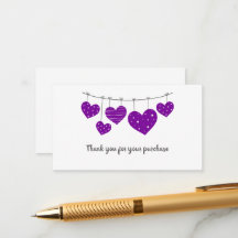 Purple Heart Thank You Card