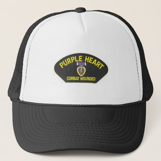 Purple Heart Trucker Hat (Front)