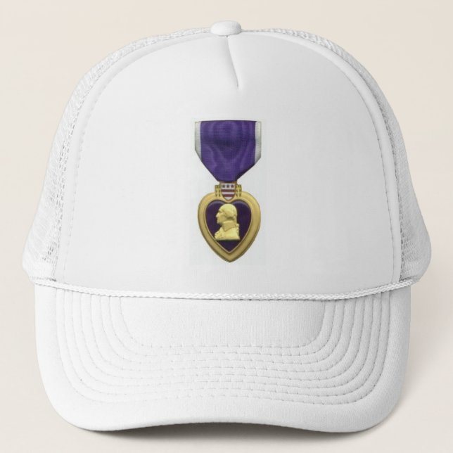 Purple Heart Trucker Hat (Front)