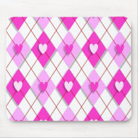 Purple Hearts Argyle
