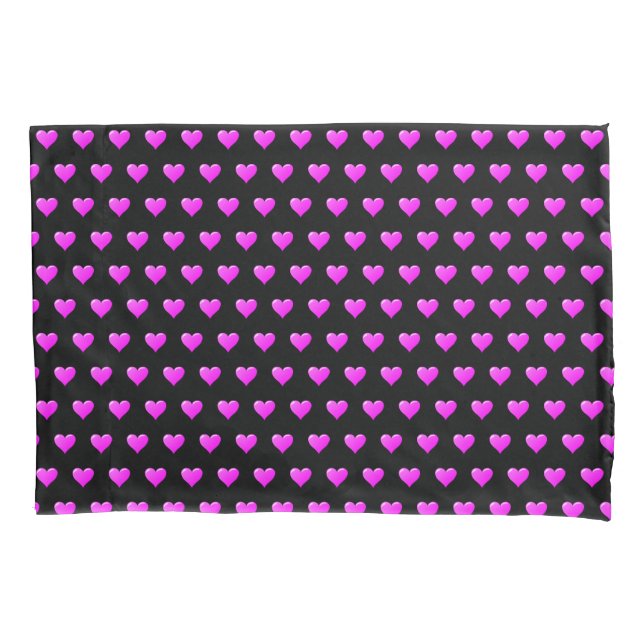 Purple Hearts - Love Pillowcase (Front)