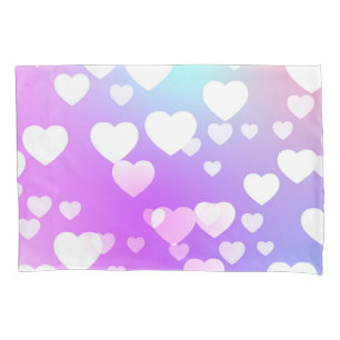 Purple Hearts Pillowcases. Pillowcase