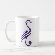 Purple Herons Mug