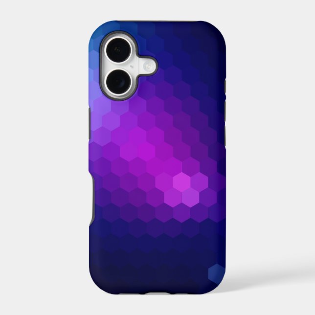Purple hexagonal seamless graphic (Back)