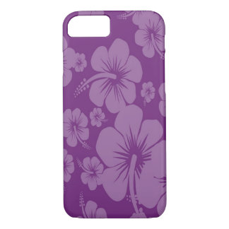 Purple Hibiscus Hawaiian Print iPhone 8/7 Case