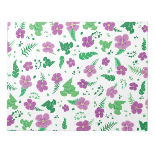 Purple Hibiscus Notepad