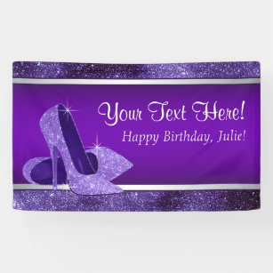 Purple 50th Birthday Decorations Zazzle Co Uk