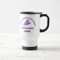 Purple High School Cheerleader Personalised