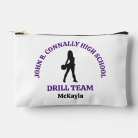 Purple High School Drill Team Dancer Personalised