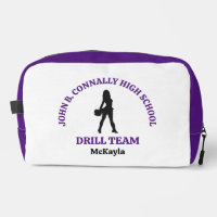 Purple High School Drill Team Dancer Personalised