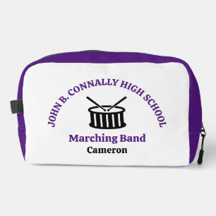 Purple High School Marching Band Personalised Dopp Kit