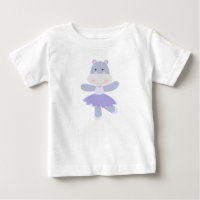 Purple Hippo Ballerina