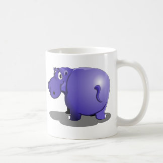 Purple Hippo Coffee Mug